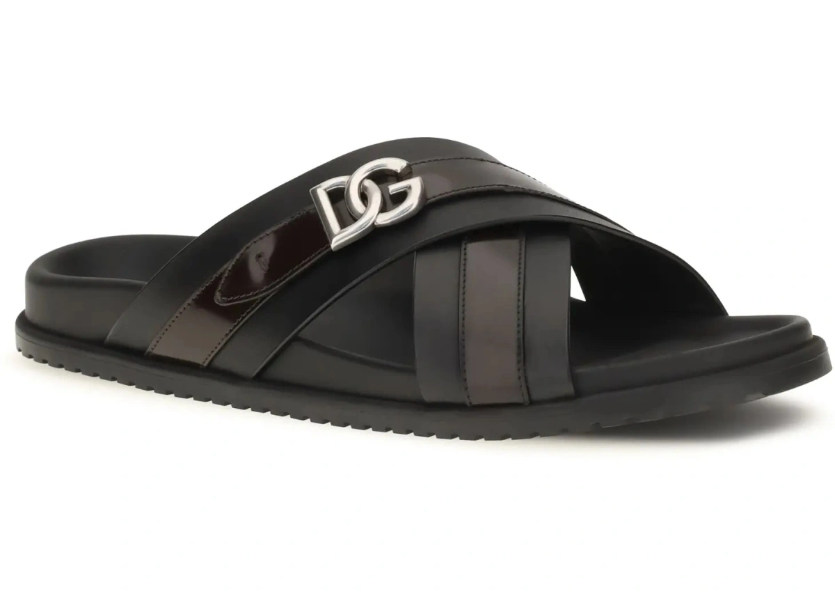 Sandale Smooth calf leather Slide Sandals - Img 2