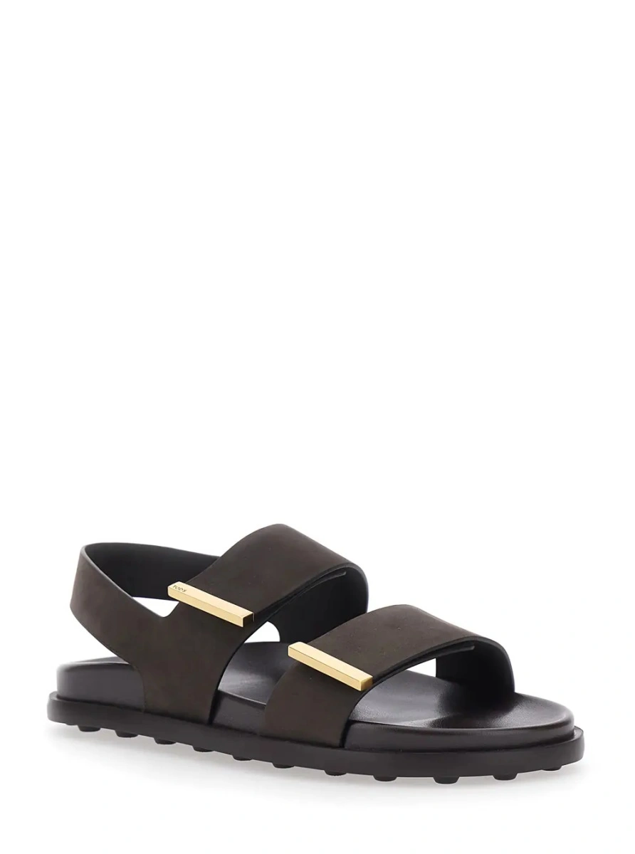 Sandale TOD'S maro din piele - Img 2