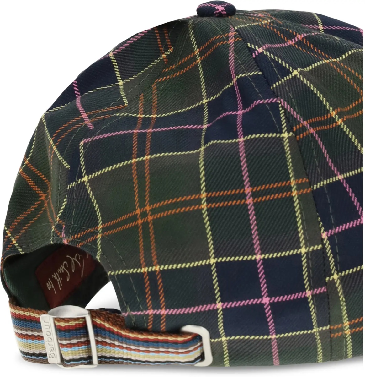 Sapca Barbour X Paul Smith Tartan Baseball Cap - Img 3