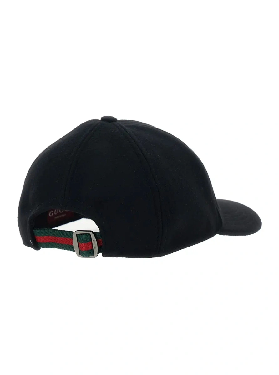 Sapca Gucci neagra din lana - Img 2
