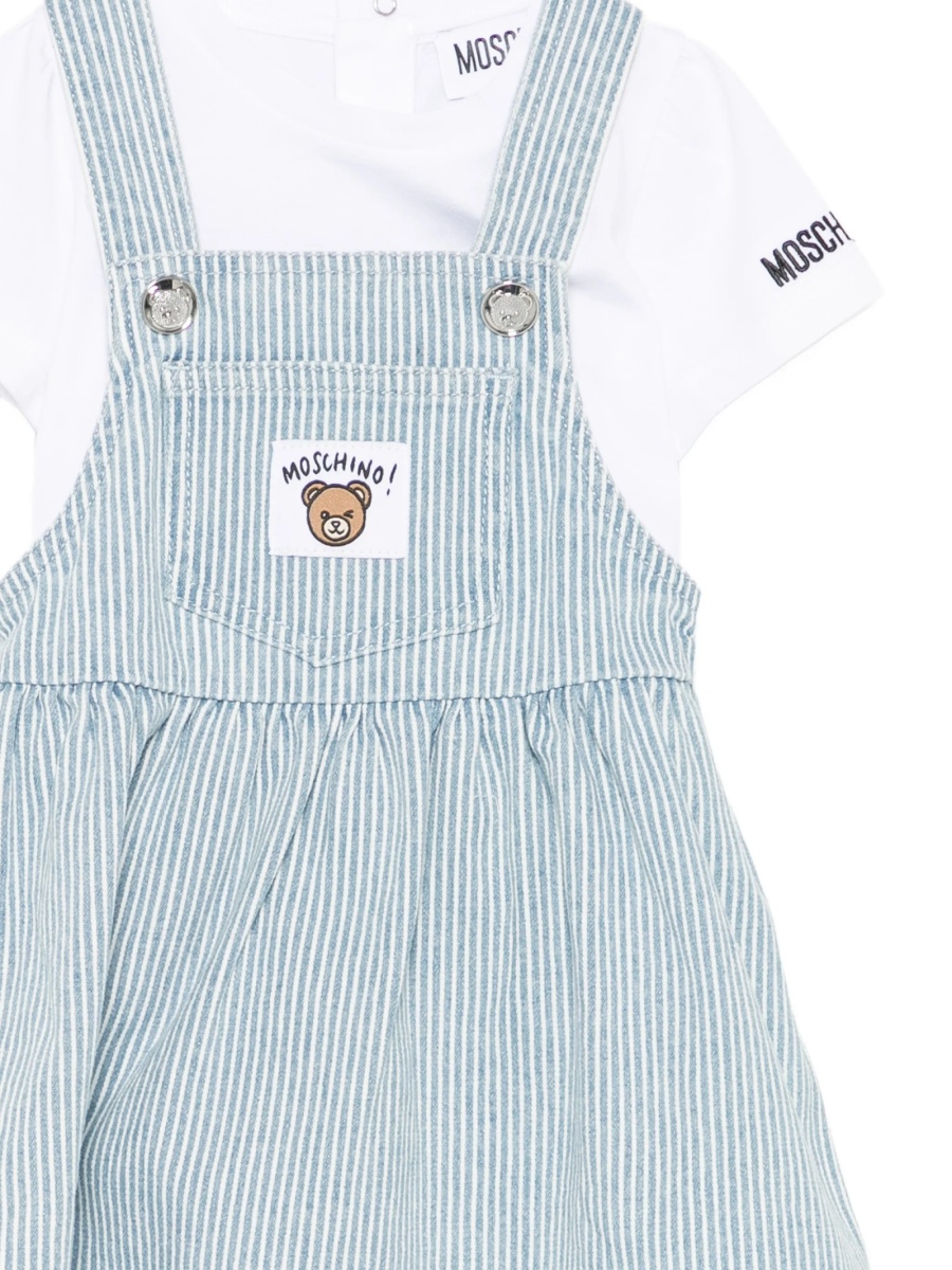 Set Moschino albastru din bumbac si polyester - Img 3