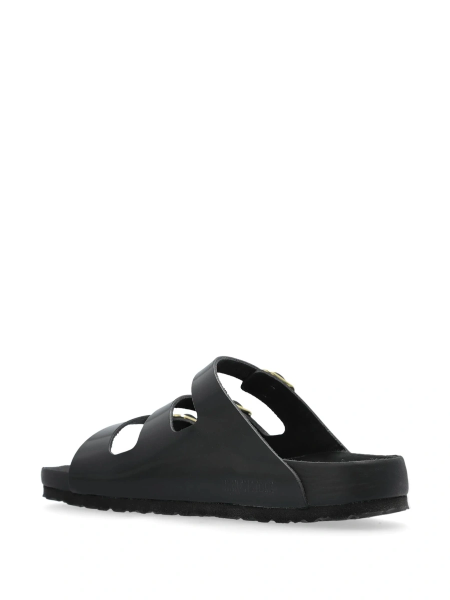 Slapi Birkenstock negri din piele - Img 3