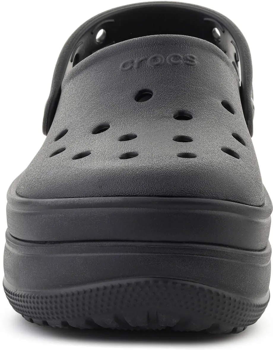 Slapi CLASSIC STACKED CLOG BLACK/BLACK - Img 2