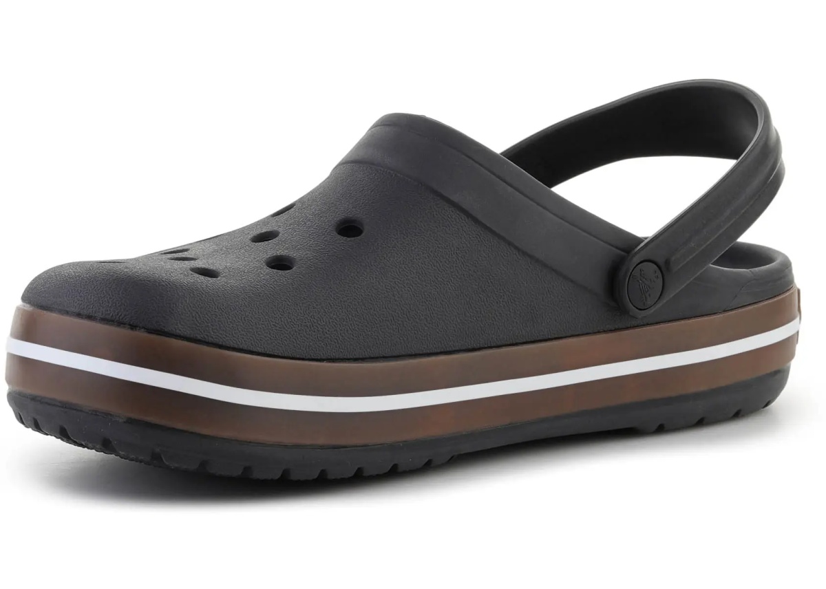Slapi CROCBAND GUM CLOG BLACK - Img 3