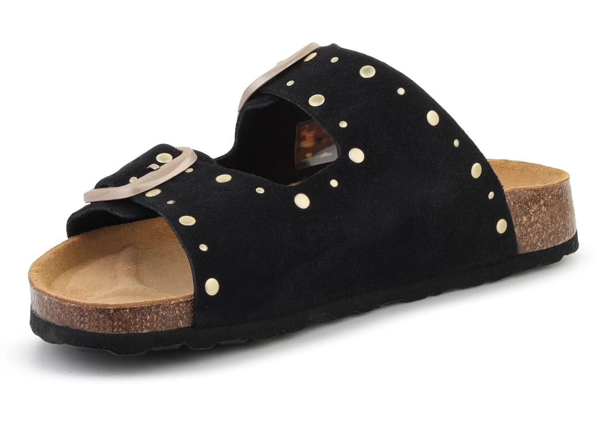 Slapi FRIDA SUEDE NEGRO - Img 3