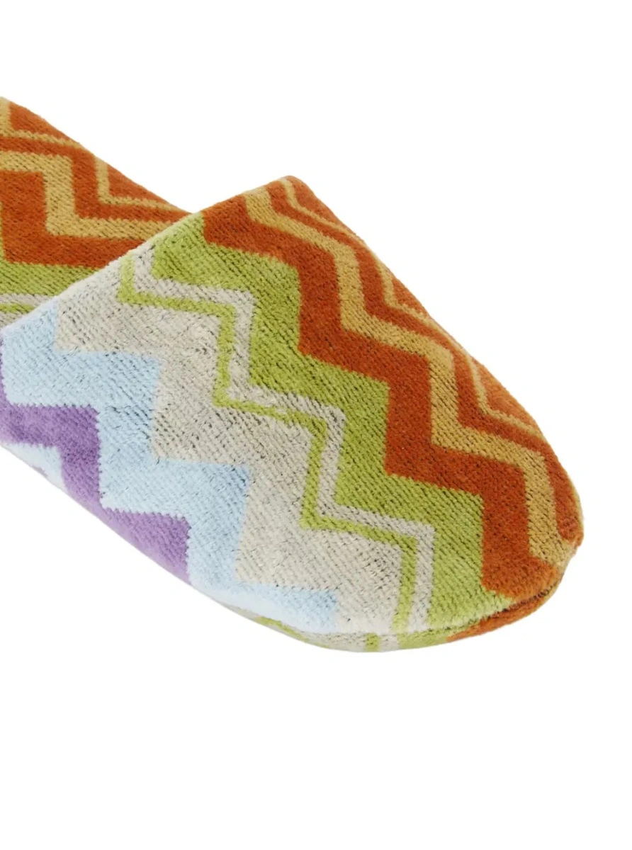 Slapi MISSONI BEACHWEAR HOME multicolor din bumbac 'GIACOMO' - Img 3
