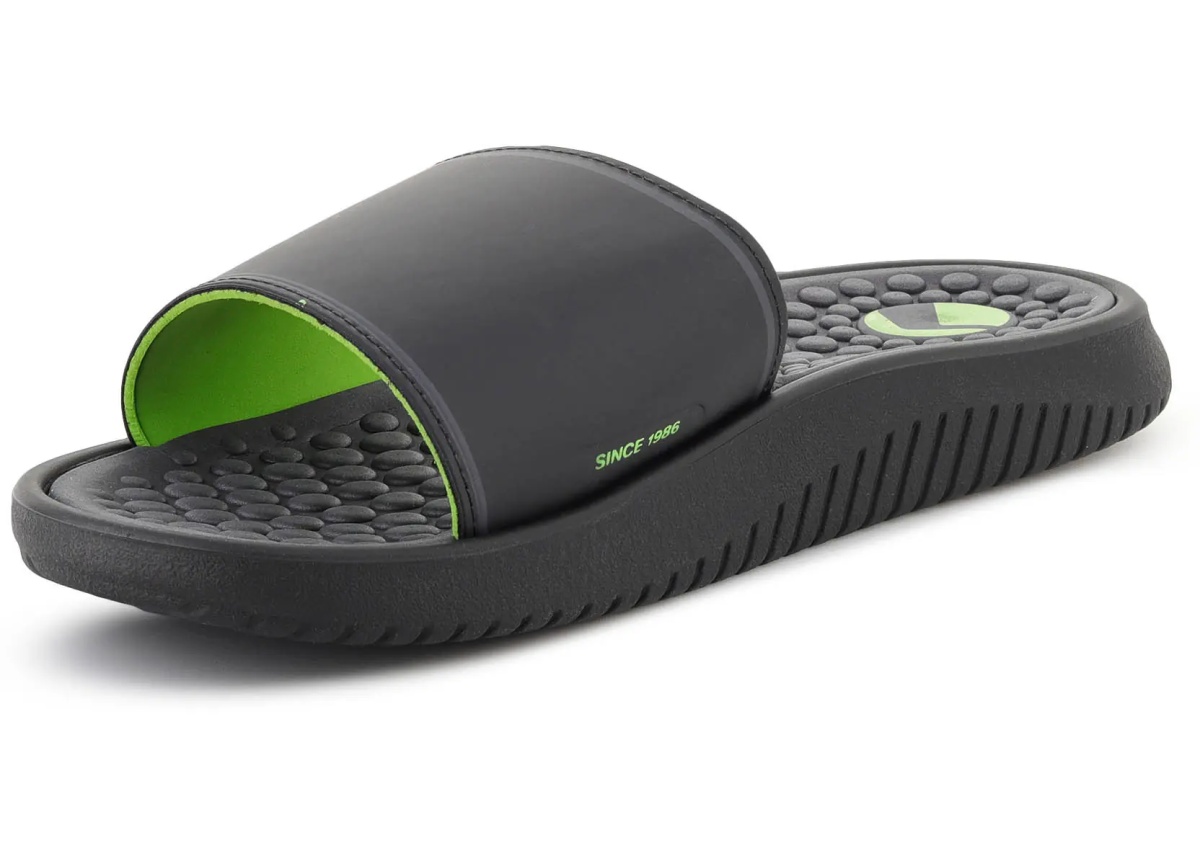 Slapi PUMP II SLIDE BLACK/GREEN/GREY - Img 3