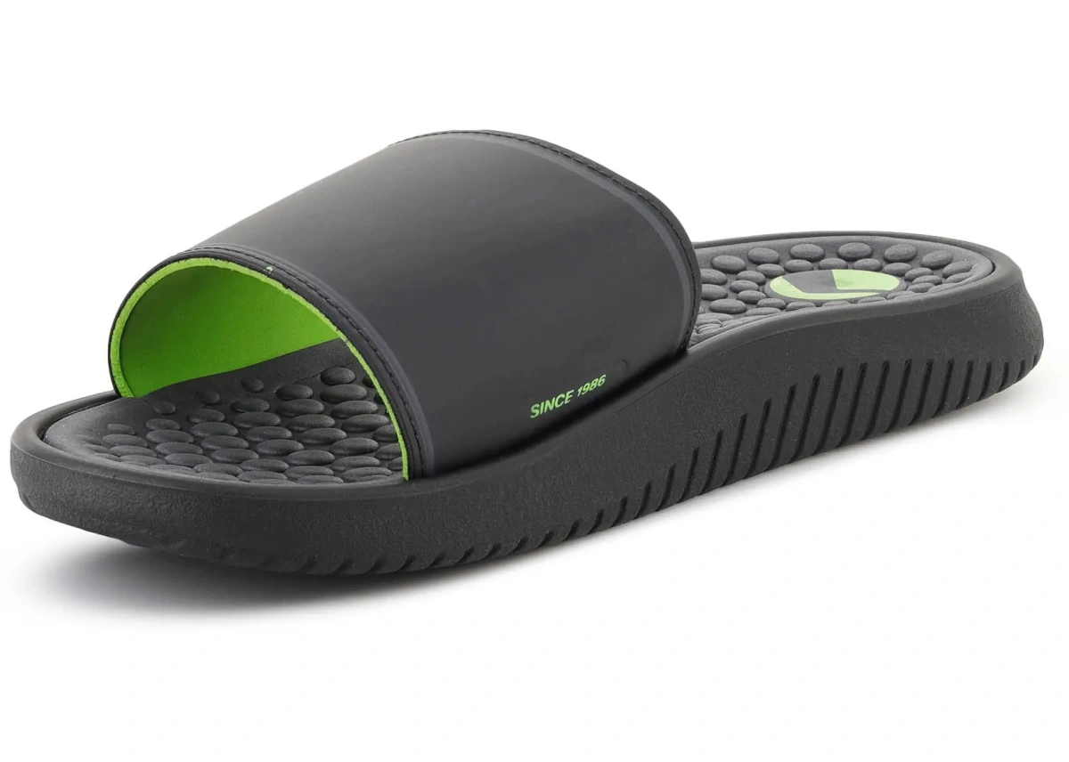 Slapi PUMP II SLIDE BLACK/GREEN/GREY - Img 3