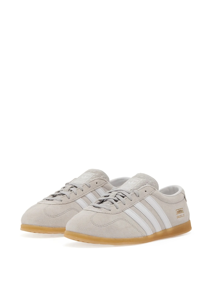 Sneakers adidas Originals gri din piele intoarsa - Img 2