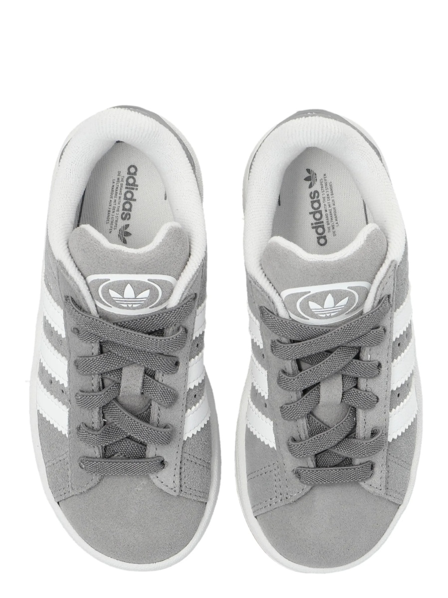 Sneakers adidas Originals gri din piele - Img 4