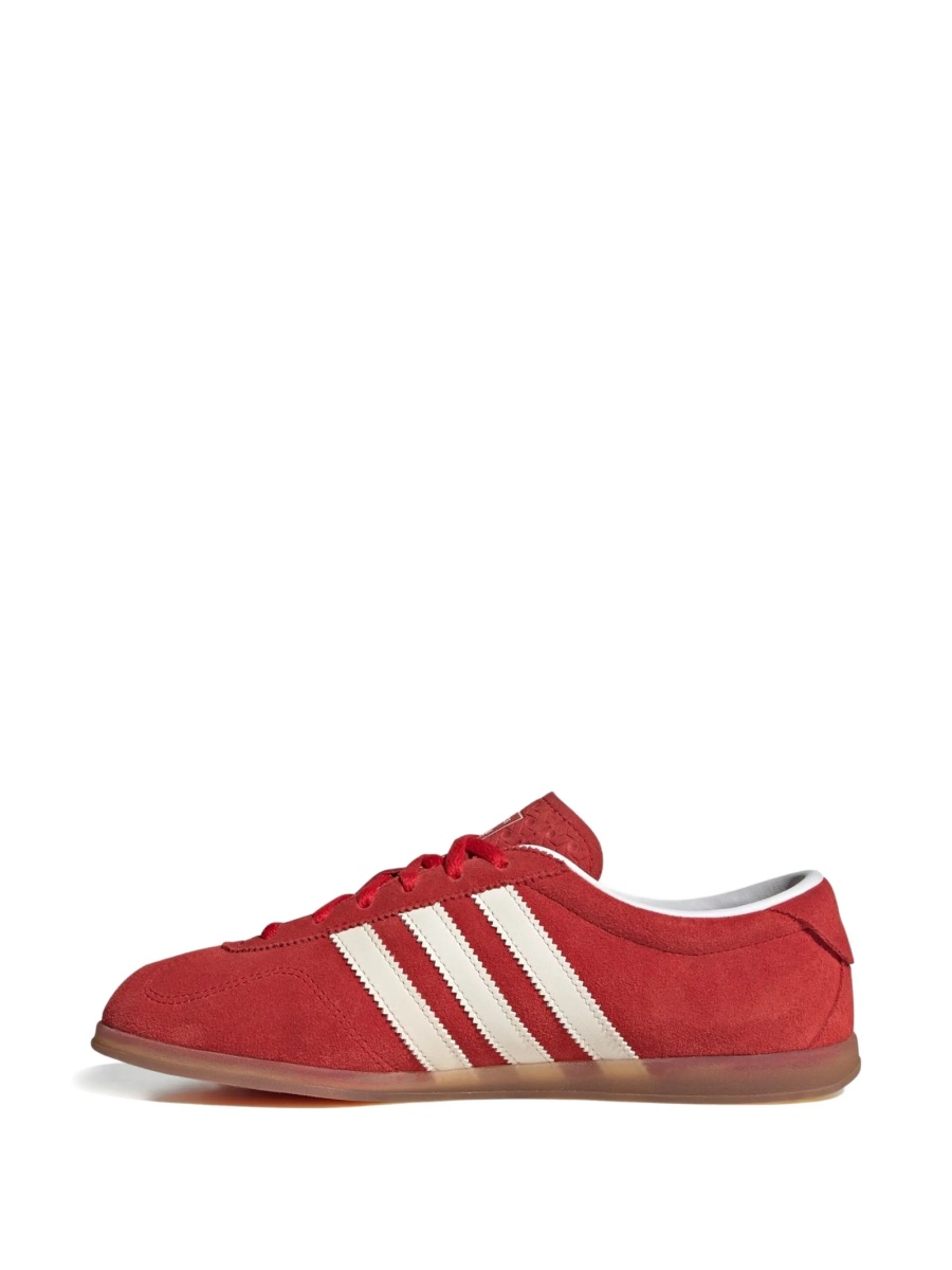 Sneakers adidas Originals rosii din piele intoarsa - Img 3