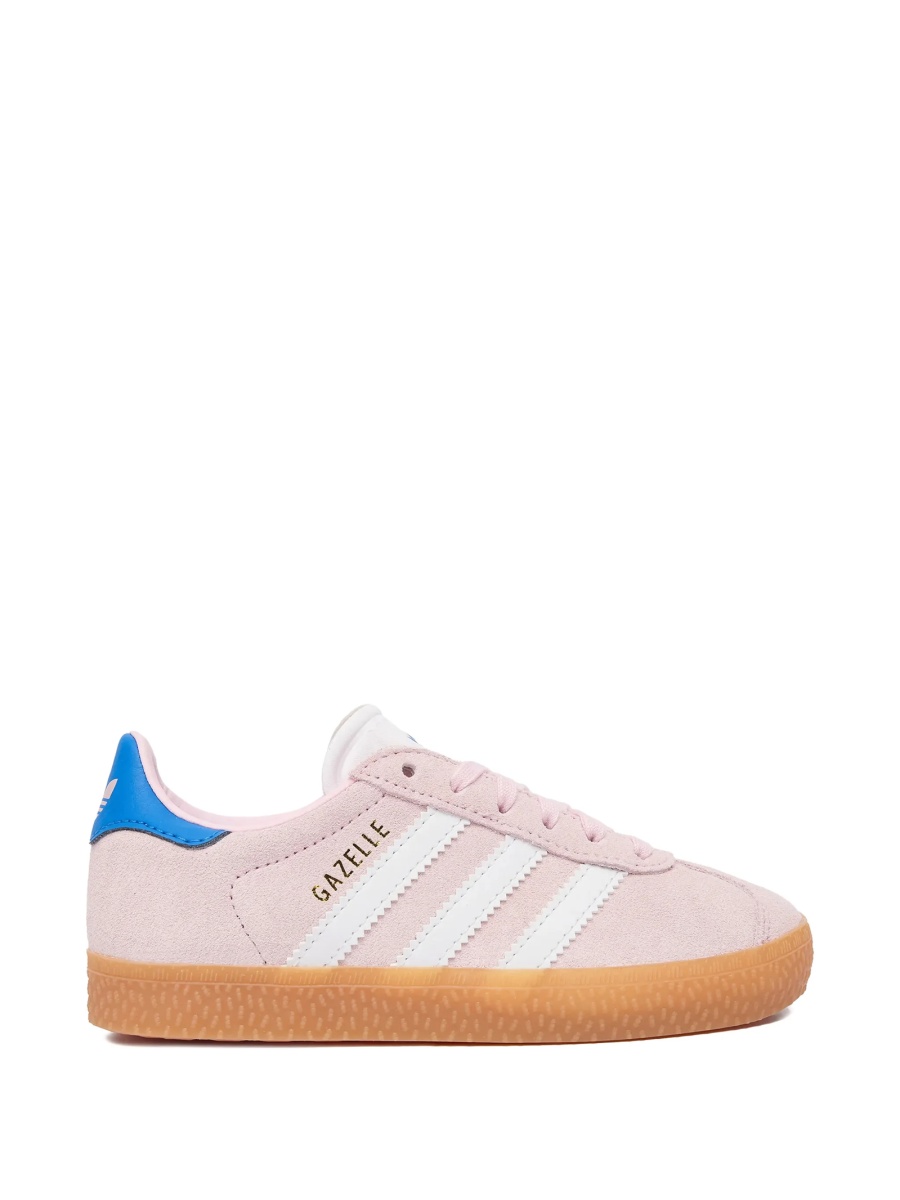 Sneakers adidas Originals roz din piele intoarsa si piele - Img 2