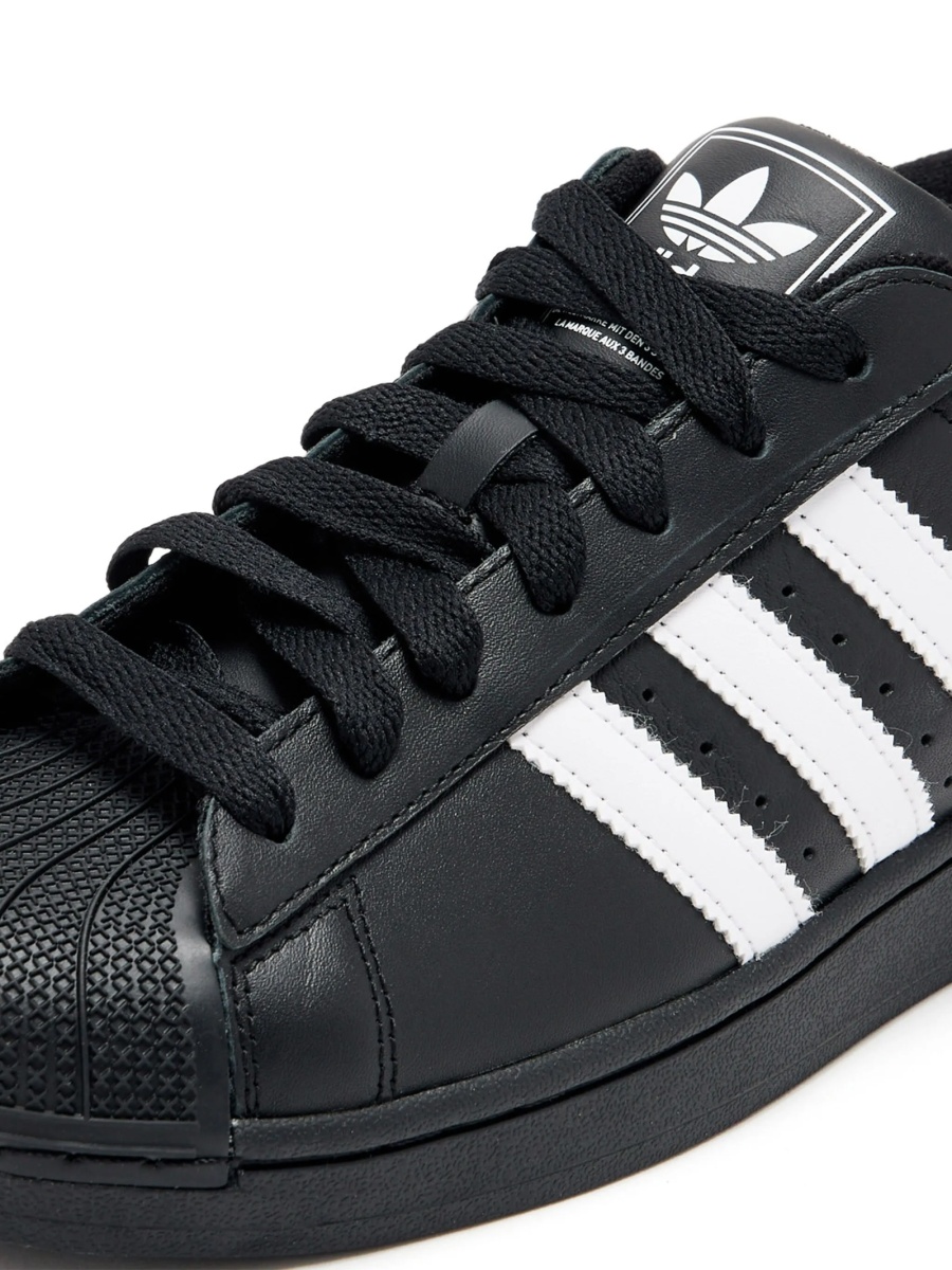 Sneakers adidas Originals superstar negri din piele - Img 4