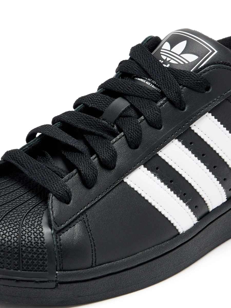 Sneakers adidas Originals superstar negri din piele - Img 4