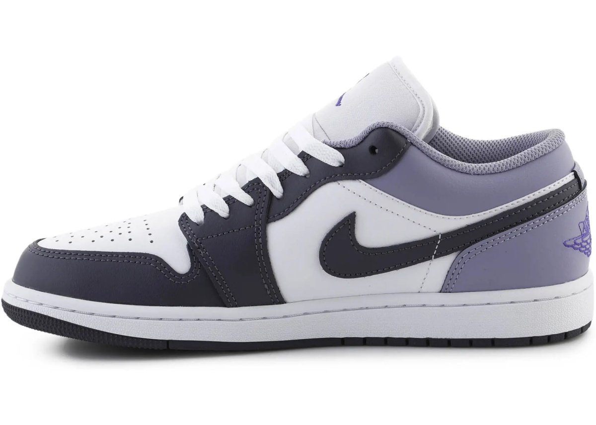 Sneakers Air Jordan 1 LOW White/Indigo Haze Blanc/Brume Indigo - Img 4