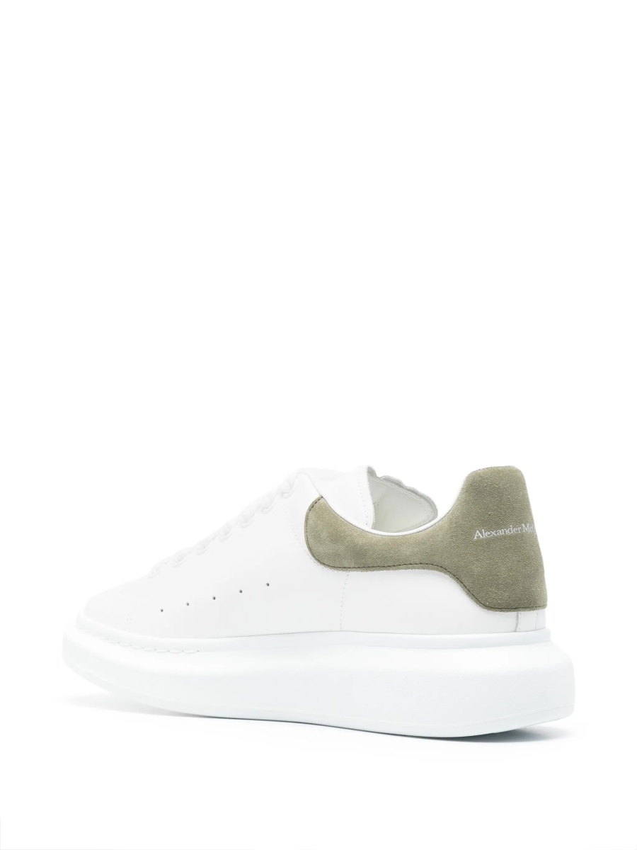 Sneakers Alexander McQueen albi din piele - Img 3