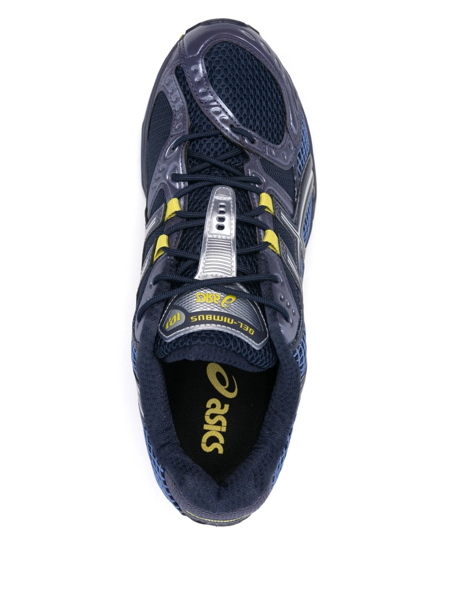 Sneakers ASICS albastri din poliuretan si material textil - Img 4