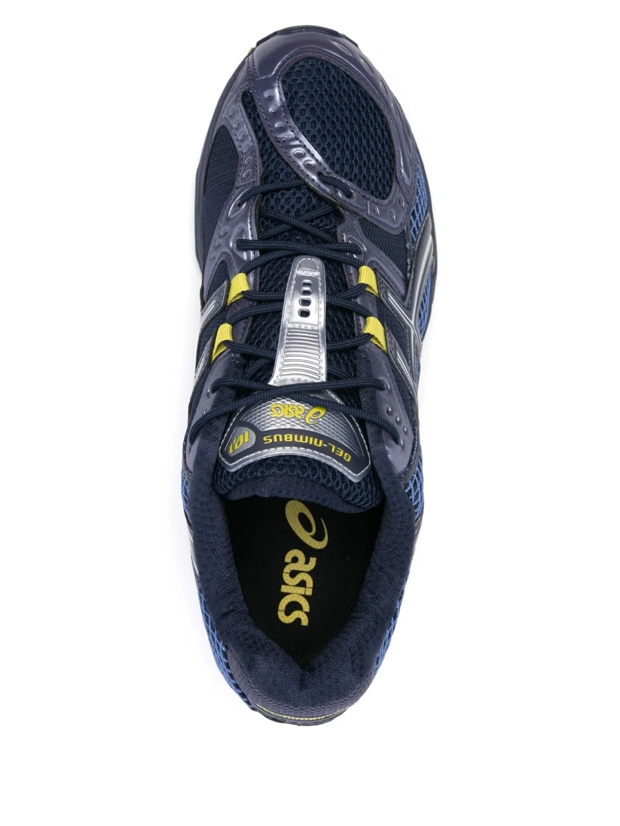 Sneakers ASICS albastri din poliuretan si material textil - Img 4