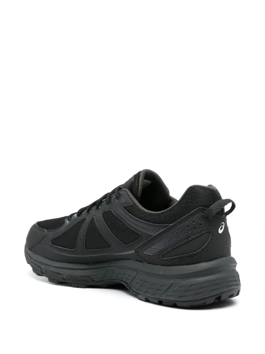 Sneakers ASICS negri din material textil si cauciuc - Img 3