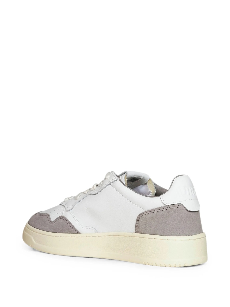 Sneakers AUTRY albi din piele intoarsa si piele - Img 3