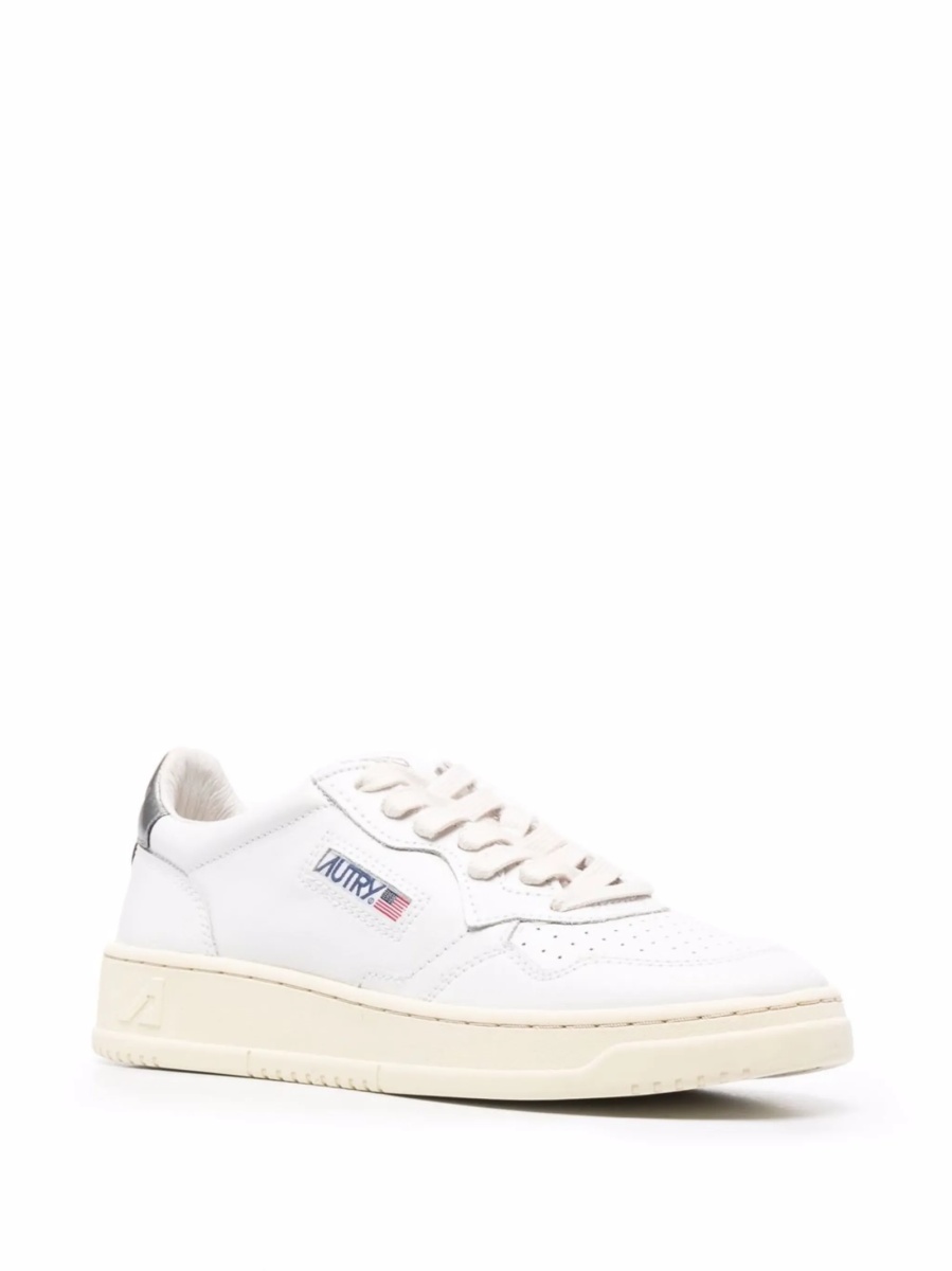 Sneakers AUTRY albi din piele - Img 2