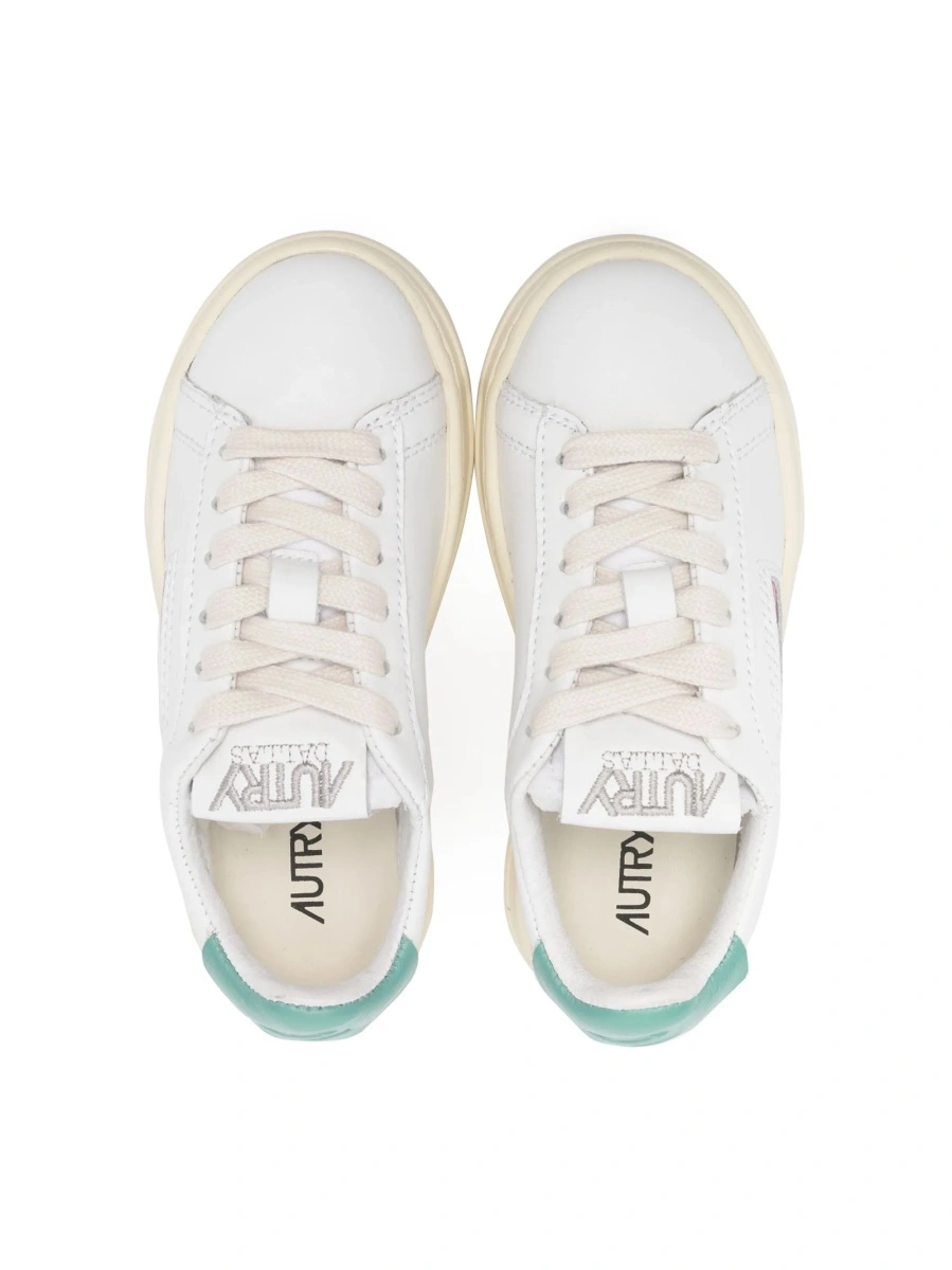 Sneakers AUTRY albi din piele - Img 3