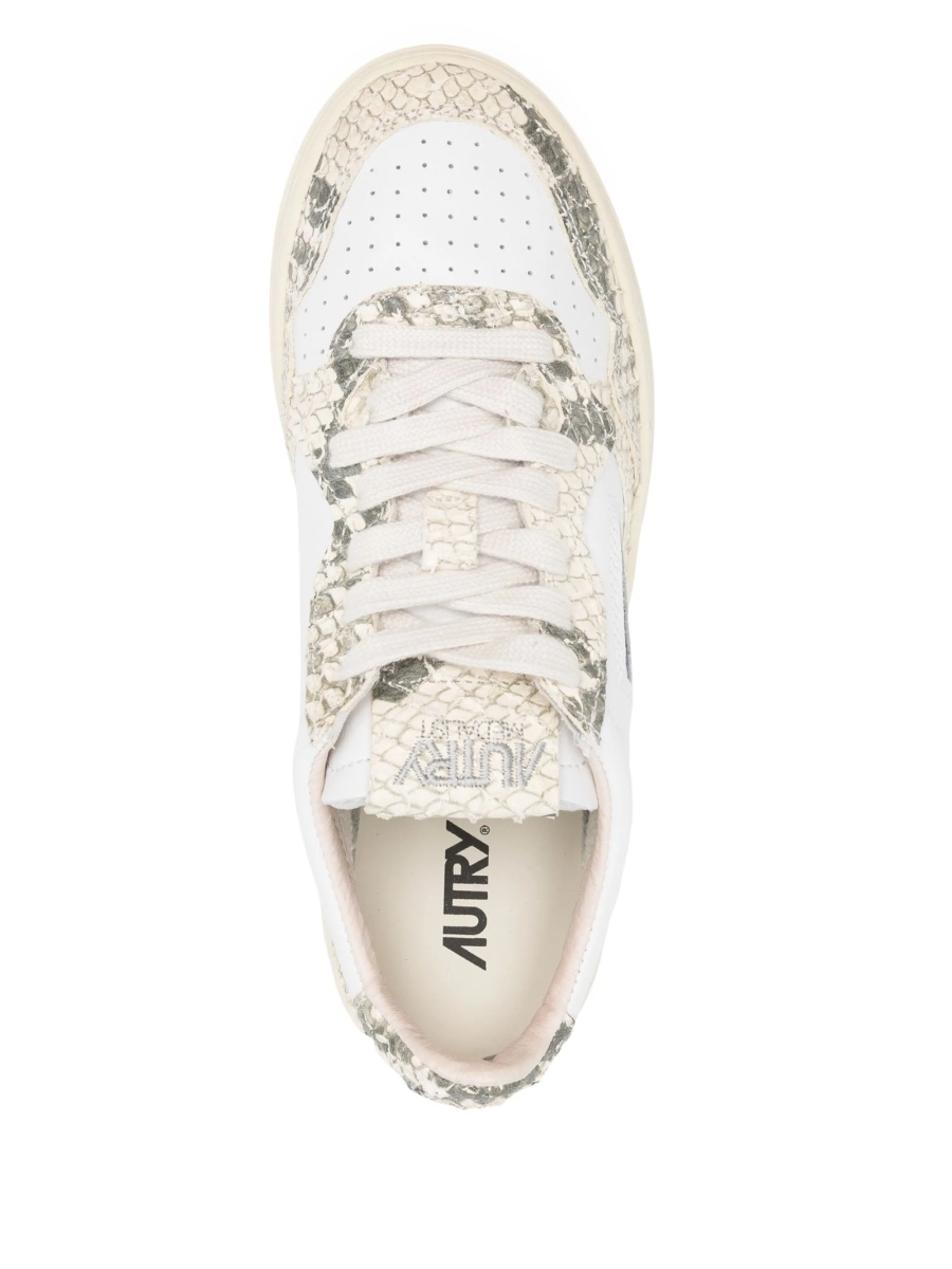 Sneakers AUTRY albi din piele - Img 4