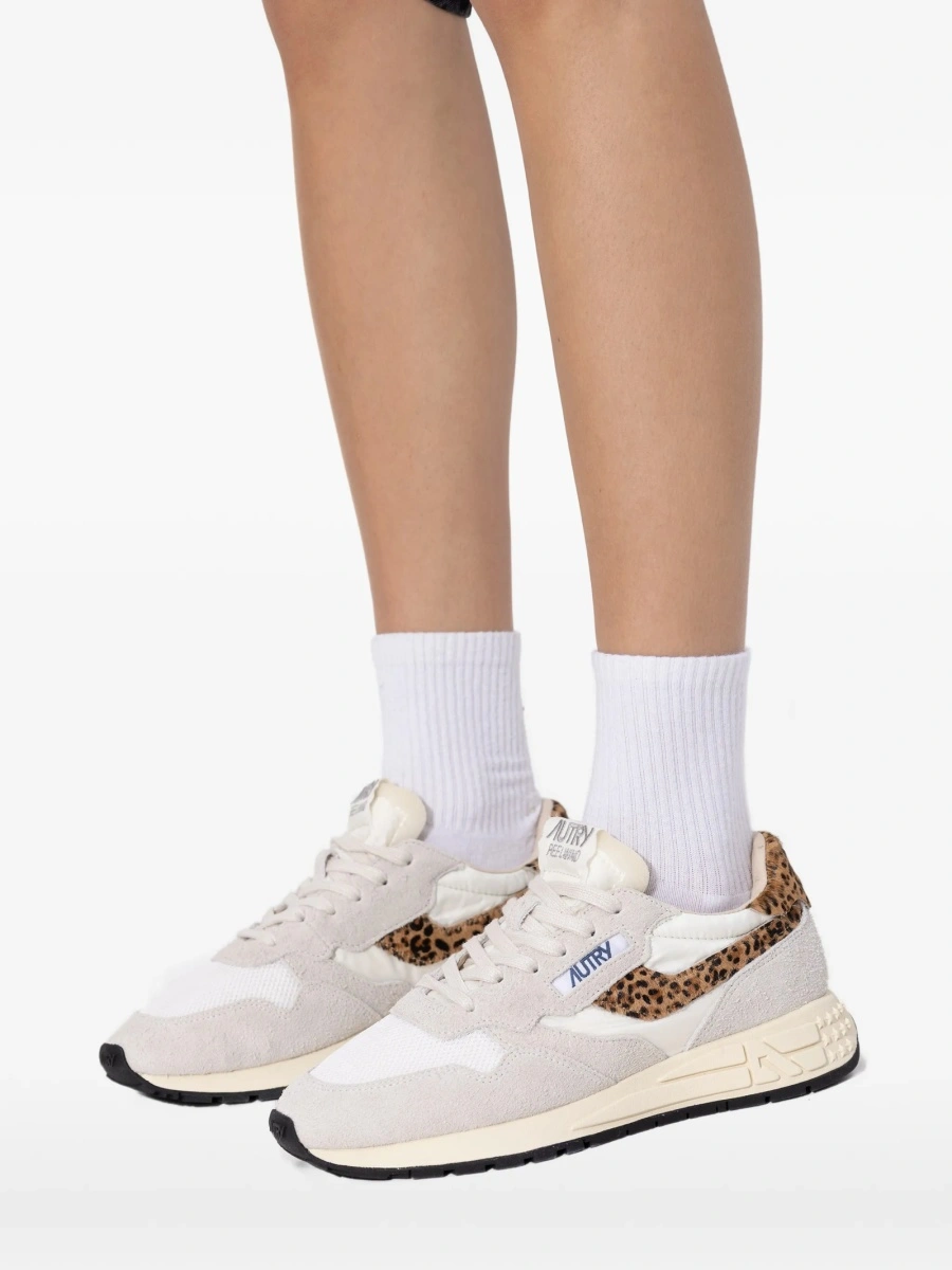 Sneakers AUTRY gri din nylon si piele - Img 5