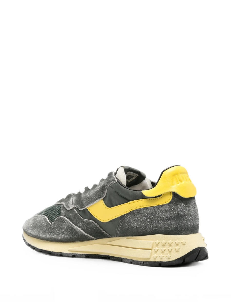 Sneakers AUTRY gri din piele intoarsa si piele - Img 3