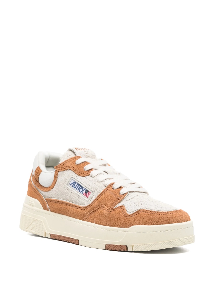 Sneakers AUTRY maro din material textil si piele intoarsa - Img 2