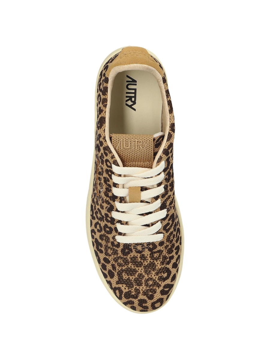 Sneakers AUTRY maro din material textil - Img 3