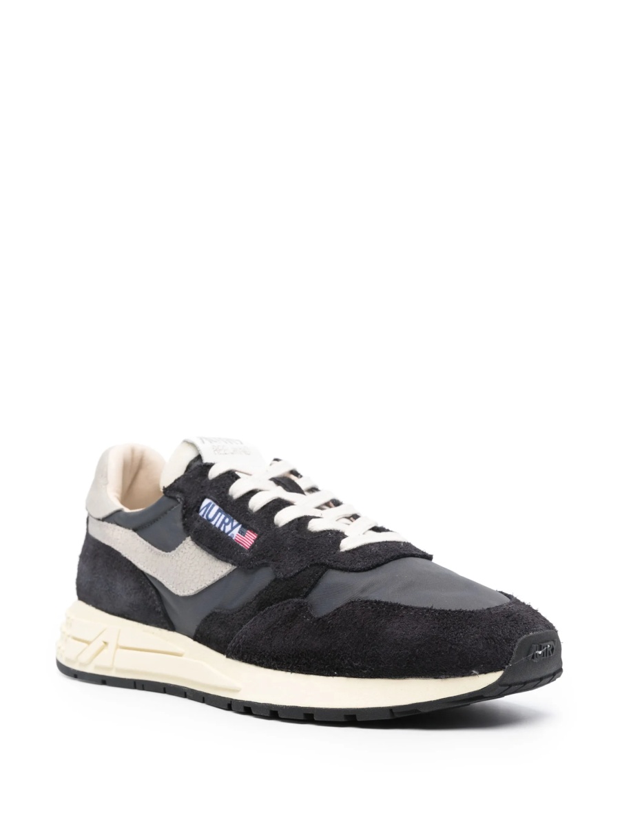 Sneakers AUTRY negri din nylon si piele intoarsa - Img 2