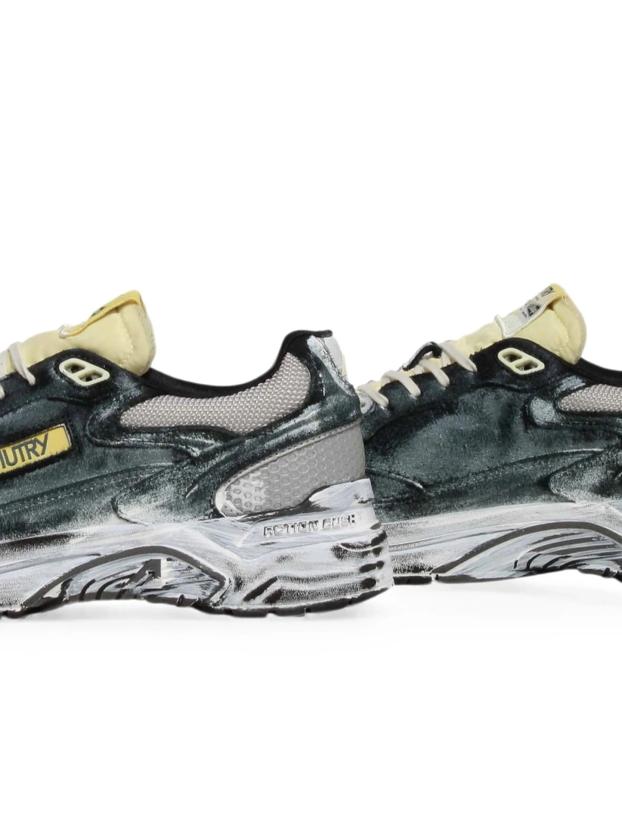 Sneakers AUTRY negri din piele - Img 4