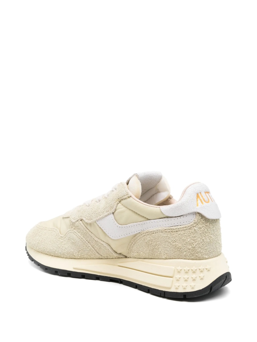 Sneakers AUTRY neutri din material textil si piele intoarsa - Img 3