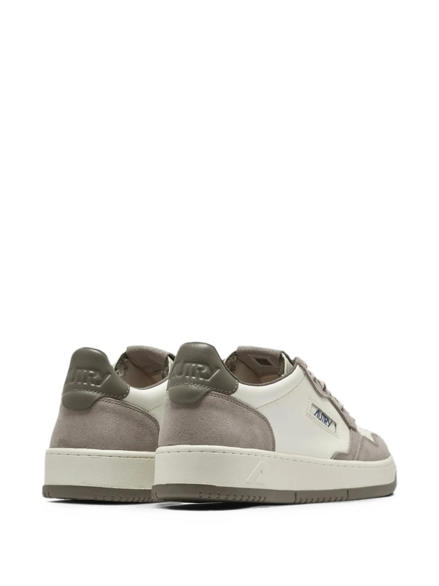 Sneakers AUTRY neutri din piele intoarsa si piele - Img 3