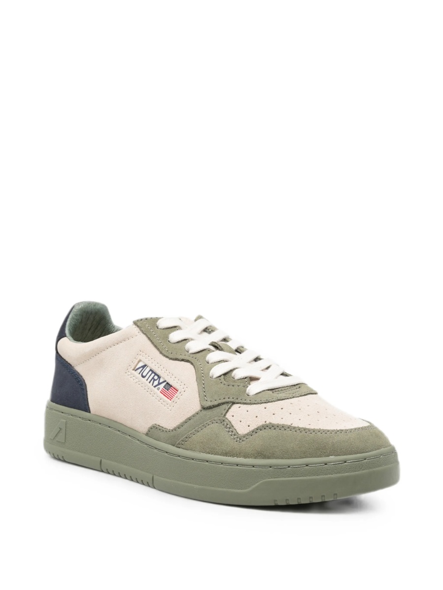 Sneakers AUTRY neutri din piele intoarsa - Img 2