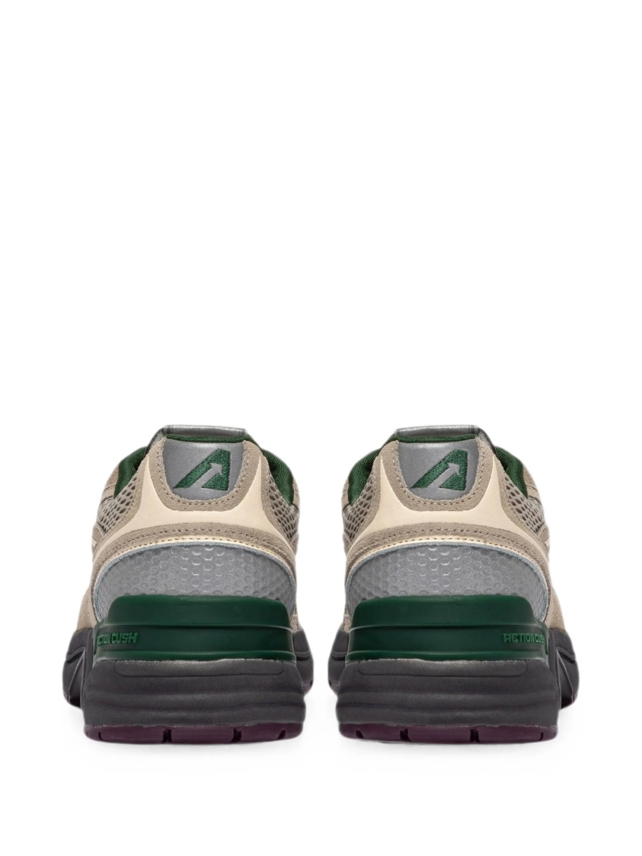 Sneakers AUTRY neutri din plasa si piele intoarsa - Img 3