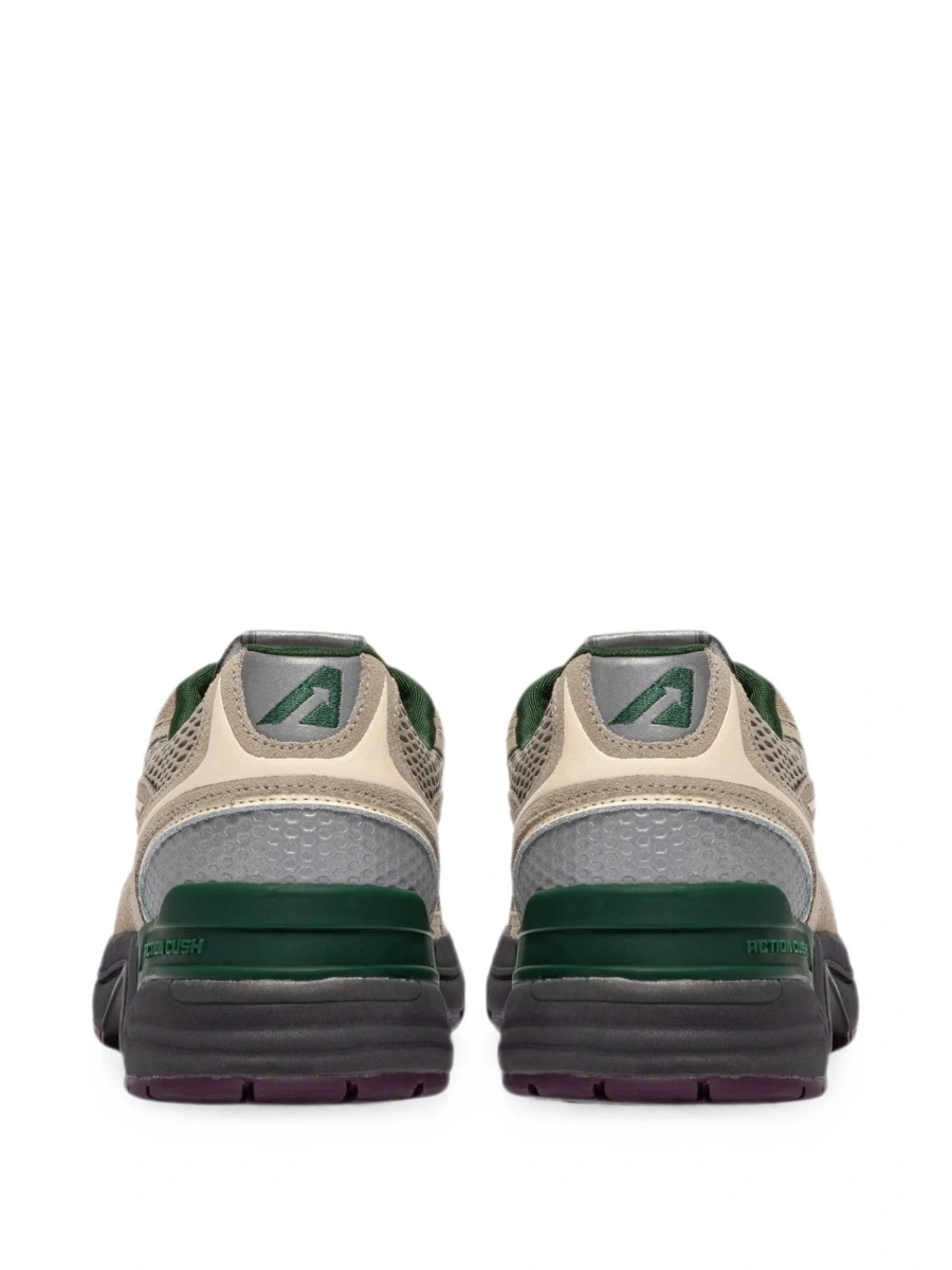 Sneakers AUTRY neutri din plasa si piele intoarsa - Img 3