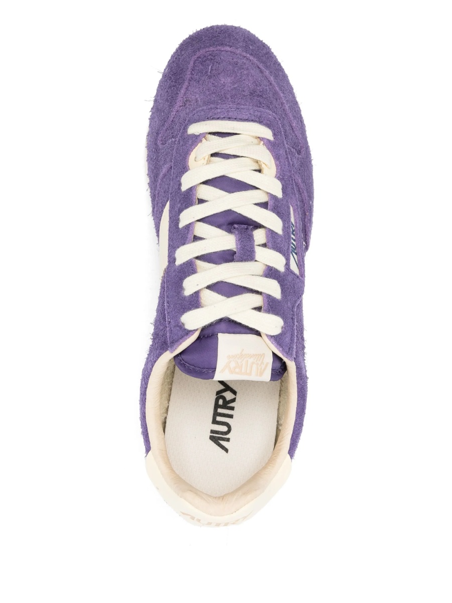 Sneakers AUTRY violet din piele intoarsa - Img 4