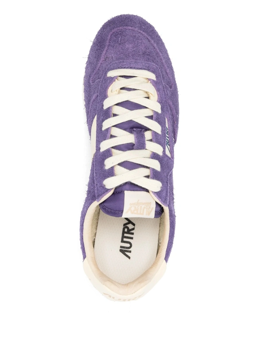 Sneakers AUTRY violet din piele intoarsa - Img 4