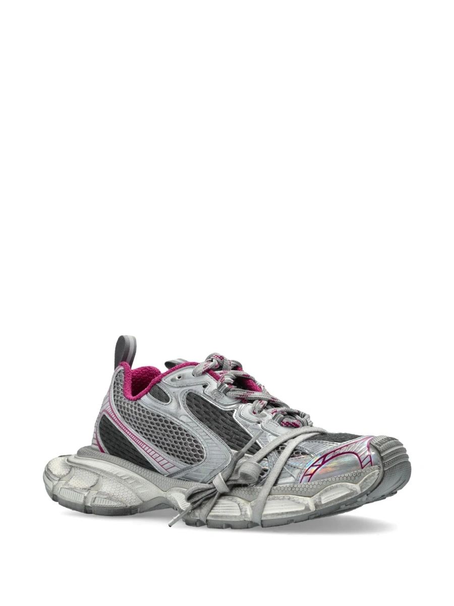 Sneakers Balenciaga 3XL gri din polyester si poliuretan - Img 2