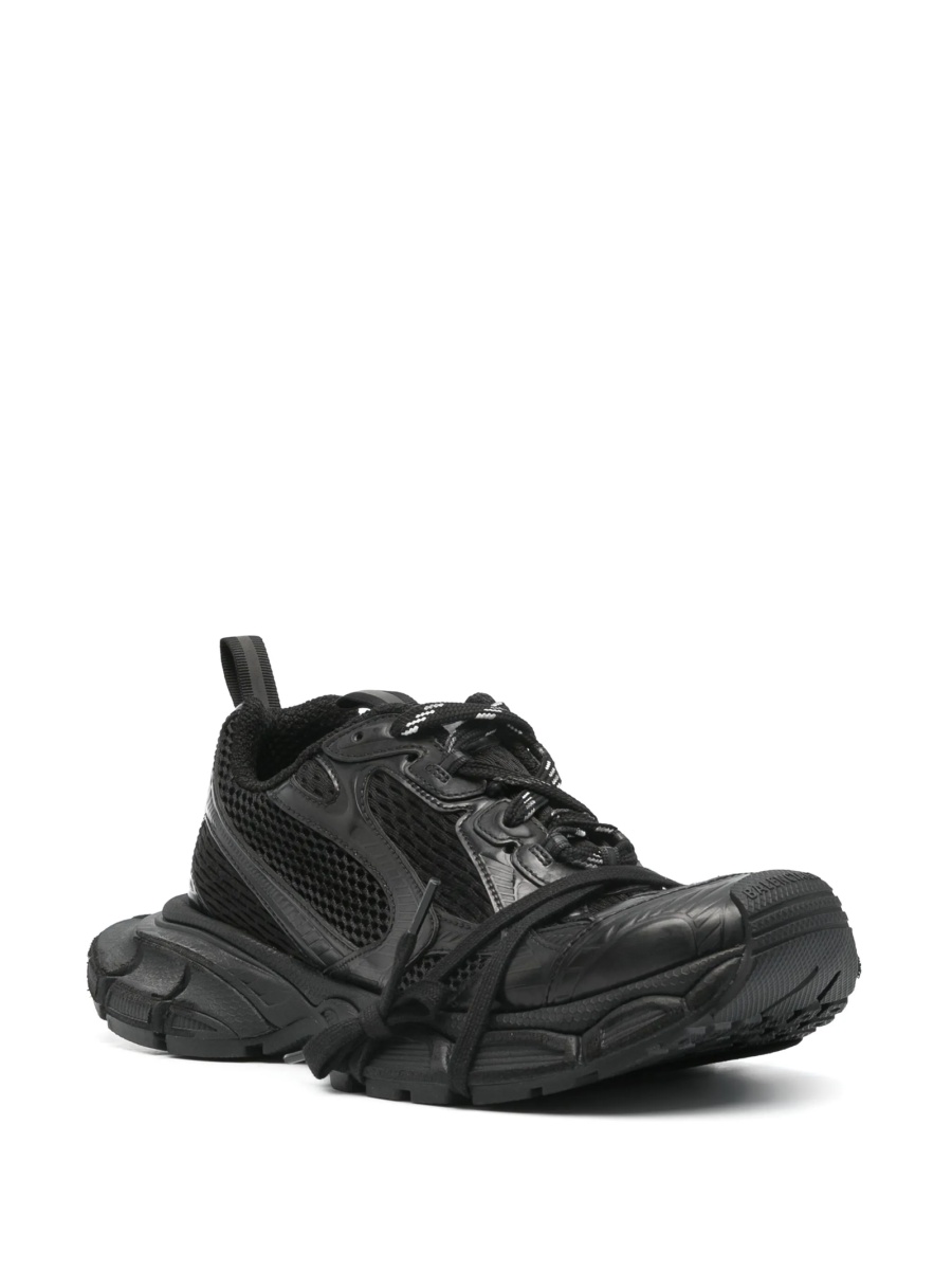 Sneakers Balenciaga 3XL negri din material textil - Img 2