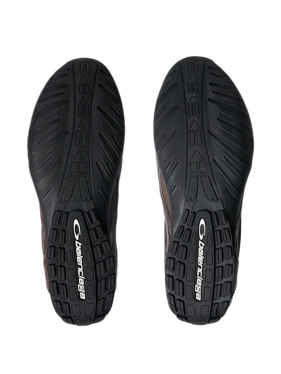 Sneakers Balenciaga maro din piele 'Radar' - Img 7