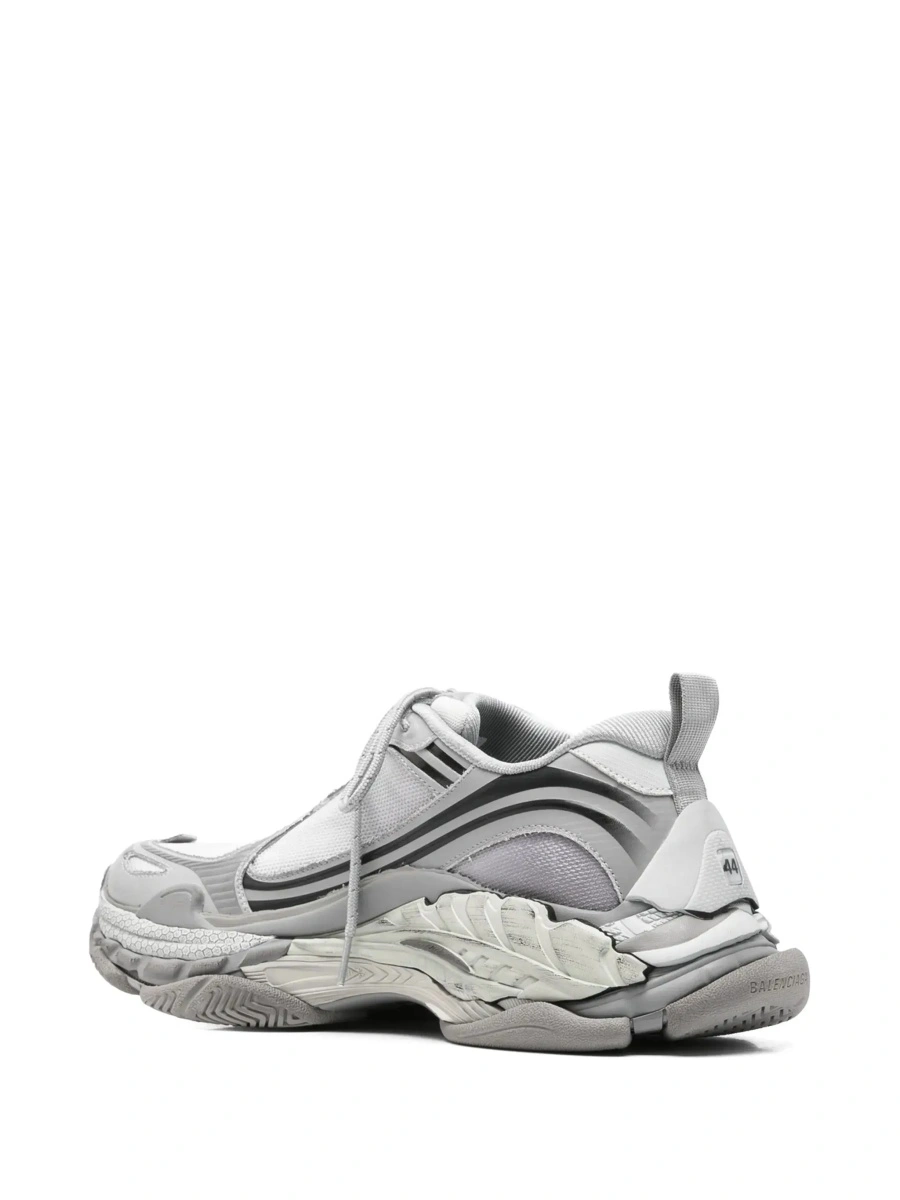 Sneakers Balenciaga 'Triple S' gri din piele - Img 6