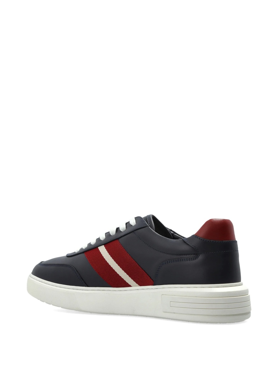 Sneakers Bally albastri din piele - Img 4