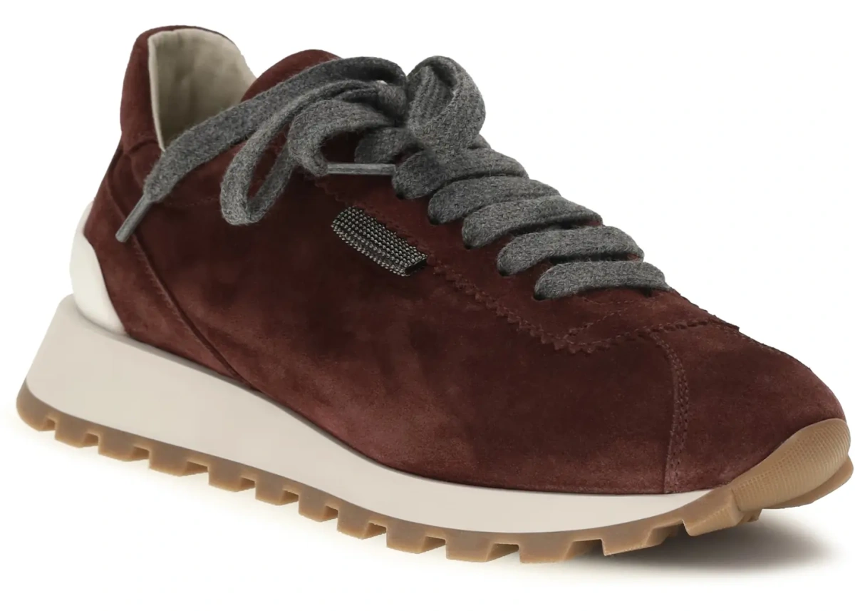 Sneakers Brunello Cucinelli rosii - Img 2
