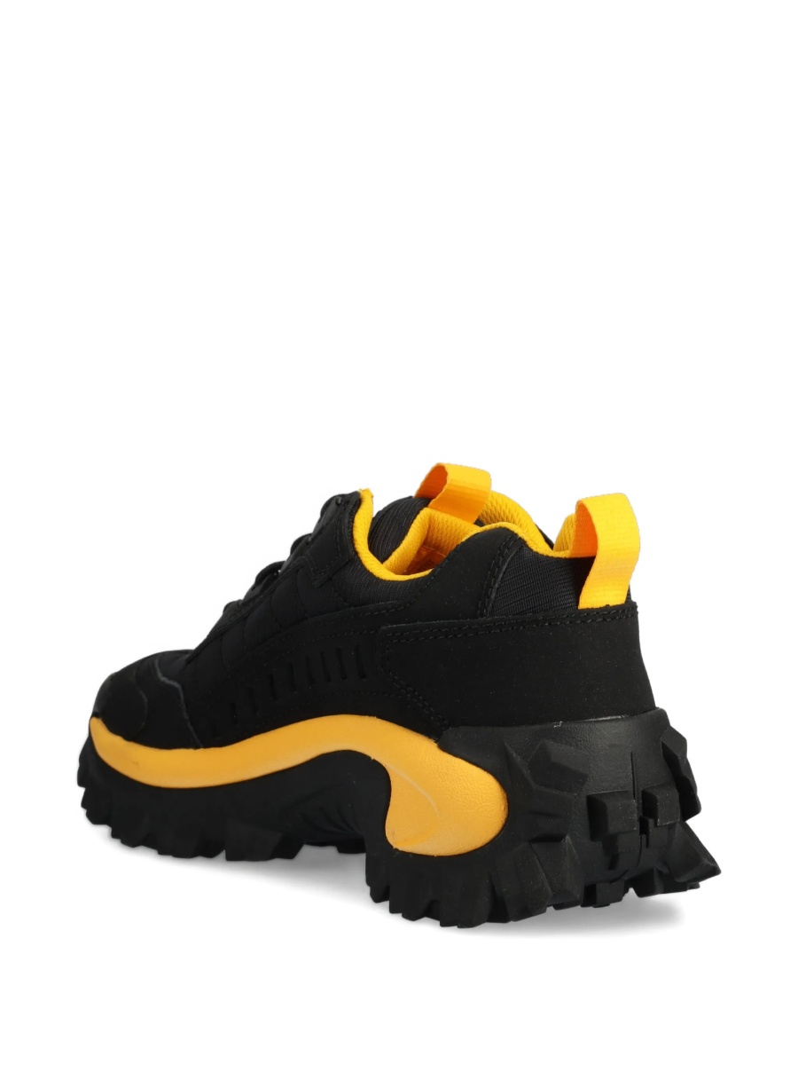 Sneakers Caterpillar negri din piele intoarsa si material textil - Img 3