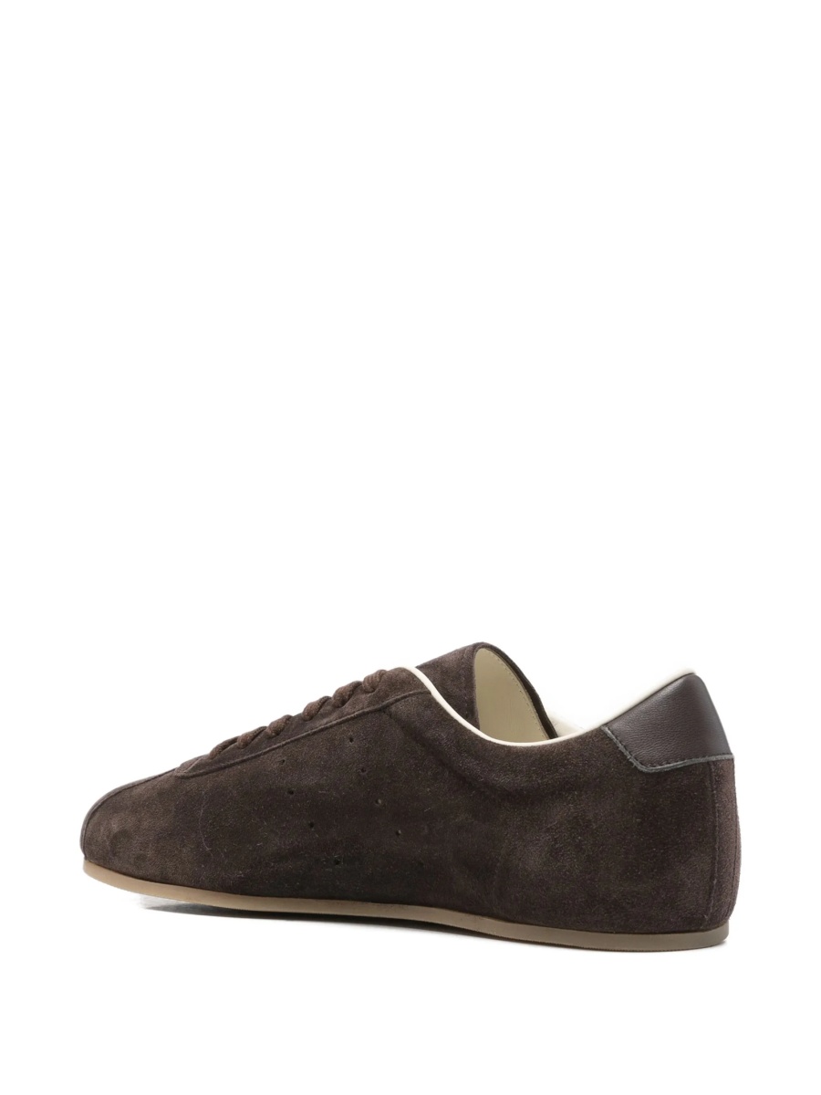 Sneakers Common Projects maro din piele intoarsa - Img 3