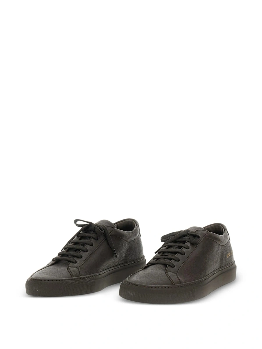 Sneakers Common Projects maro din piele - Img 2