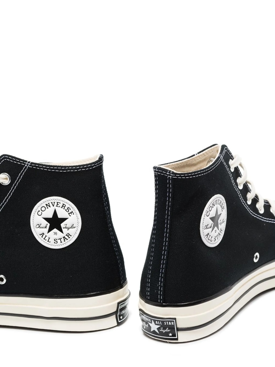 Sneakers Converse negri din material textil - Img 4